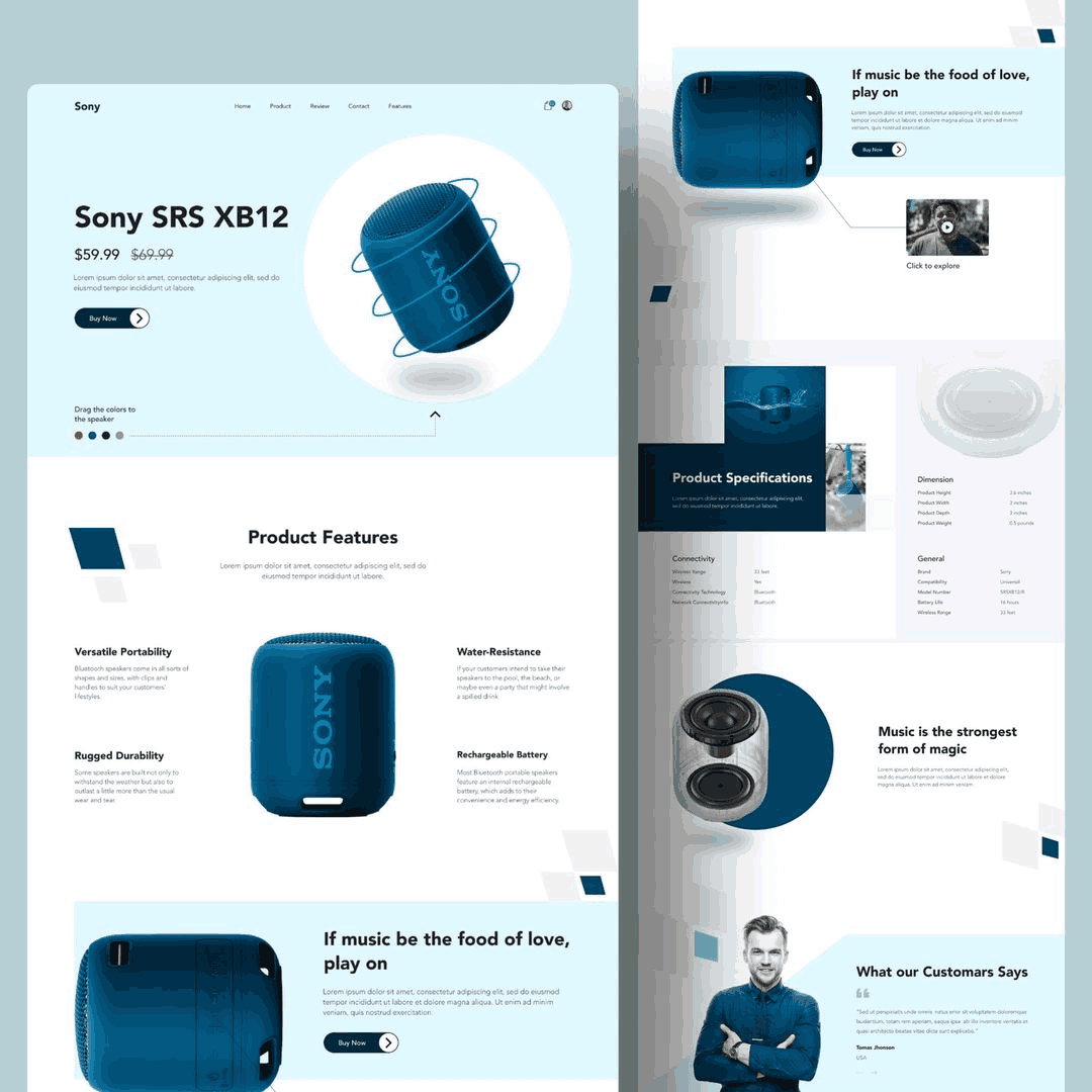 Education and online learning platform website template