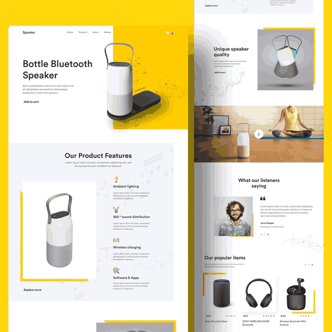 Responsive corporate business website template with clean layout