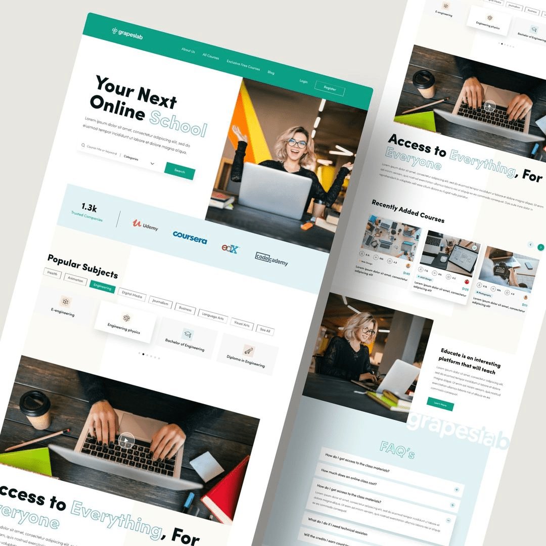 Medical clinic website template with appointment booking
