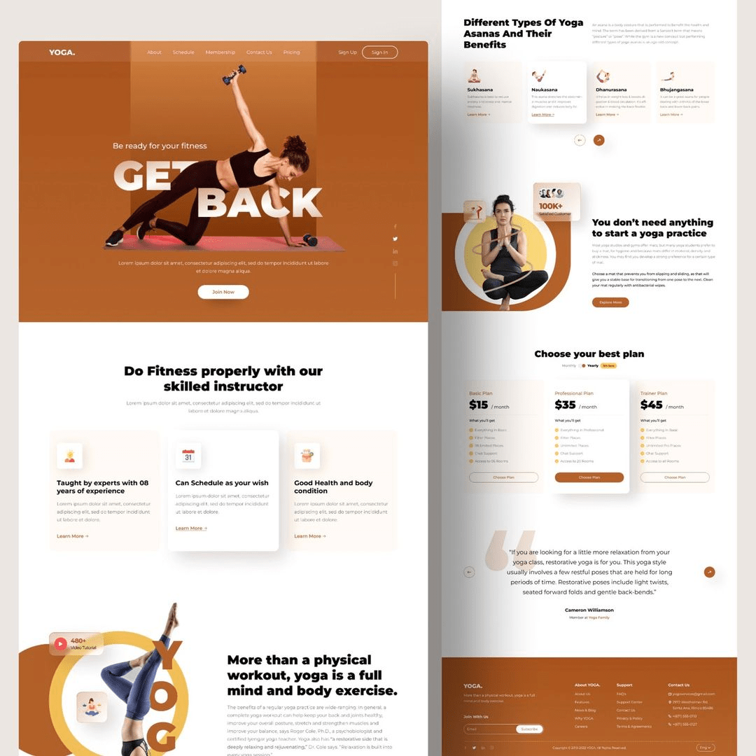 Finance and banking services website template