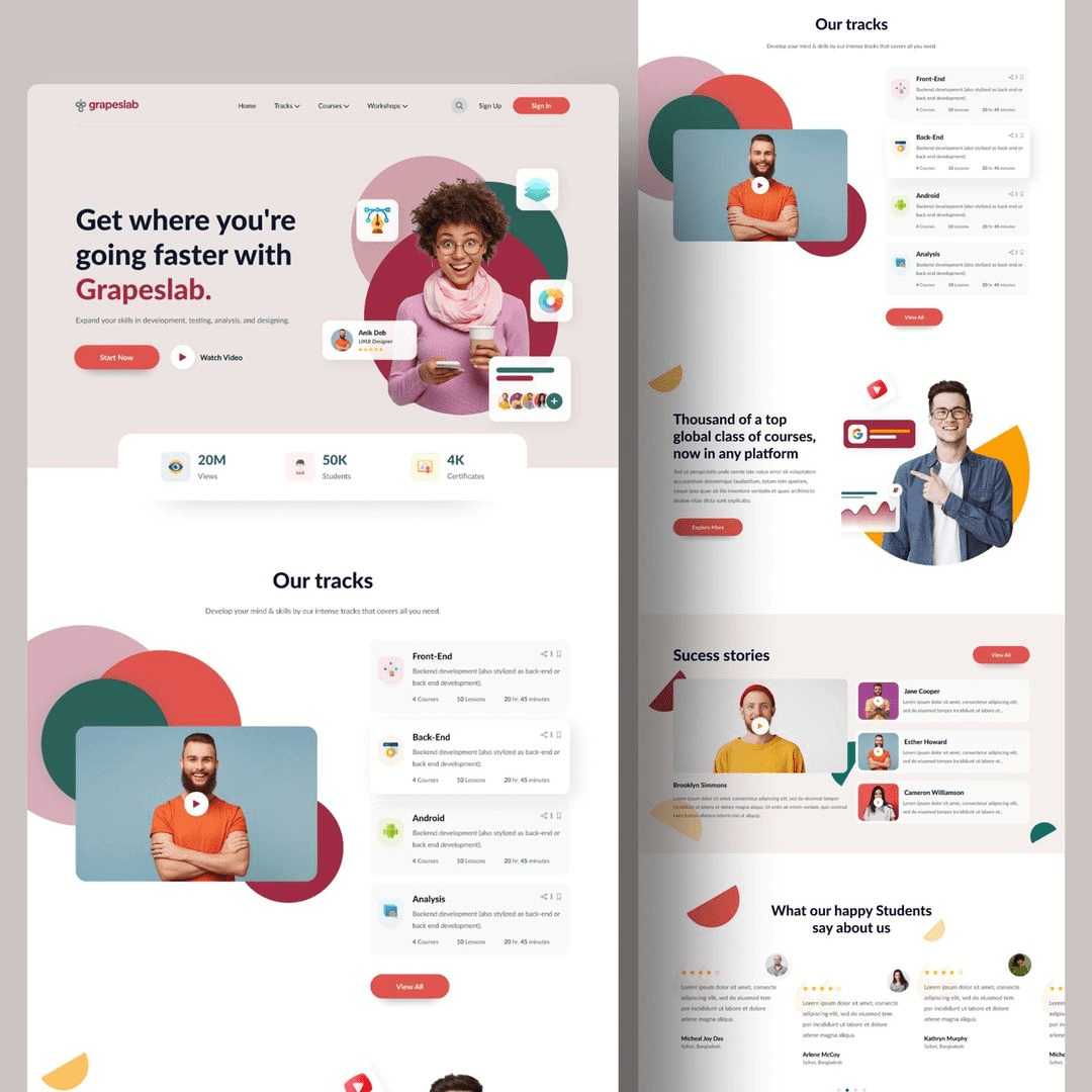 Fashion and clothing e-commerce website template